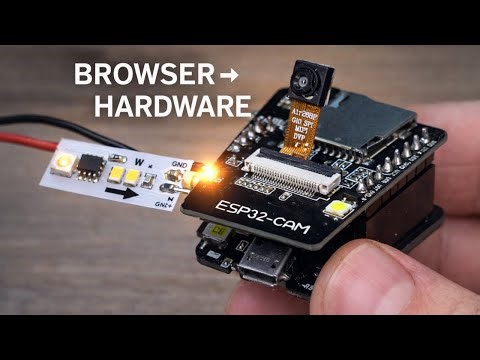 I Turned a Web Browser Into a Real Hardware Controller (ESP32)
