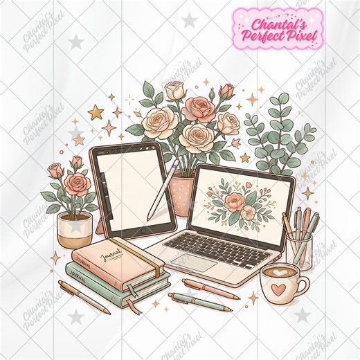 Creative Small Business PNG for Shirts, Cozy Desk Aesthetic PNG, Journaling Laptop Graphic, Boss Babe Work From Home PNG - Etsy