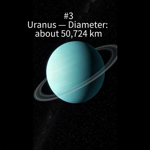 planets that are largest by their diameter