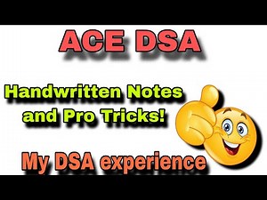 "How to Ace DSA: Handwritten Notes and Pro Tricks!" #dsa || KVS TRICKS ||