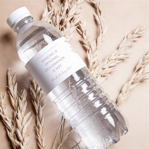 Editable Water Bottle Label | Canva Template | Wedding Bottle Label | Personalized Bottle Sticker | Printable DIY | Instant Download - Etsy