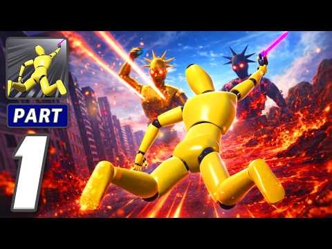 Grapple Hook Hero: Zip Action - Gameplay Walkthrough Part 1 - Zip Through Every Gap (iOS, Android)