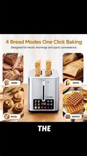 Smart Touchscreen Toaster Review 🍞 | Perfect Toast Every Time + Digital Countdown!