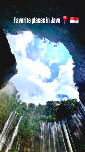 Lorena Gomez Camino on Instagram: "After one month traveling in Java, Indonesia, these are my favorite spots (in order)📍🇮🇩: 1. Mount Ijen (and blue fire🔥💙) 2. Jomblang Cave (descend of 60 meters and natural “light-beam” phenomenon) 3. Tumpak Sewu Waterfall (the Niagara of Indonesia) 4. Green Canyon Pangandaran 5. Malang (Kayutangan Heritage Village was stunning) 6. Yogyakarta & surrounding areas #indonesiatravel #nomadlife #travelreels #naturelovers #travelgram"