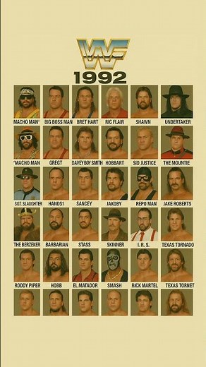 Best real WWF 1992 roster championship elite #wwf #wwe #wrestling #wcw #taylorswift #retro