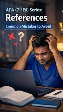 APA Journal Article Reference Mistakes (Part 3/3) #apa #apaformatting #apa7 #rntoolkit
