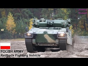 South Korean defense contractor Hanwha demonstrates Redback fighting vehicle for Polish army