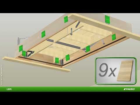 FAKRO escaliers escamotables LWK Komfort