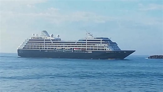 ZO UPDATE | The cruise liner Azamara Journey making her way into the harbour mouth at the port of Richards Bay this morning. | Zululand Observer