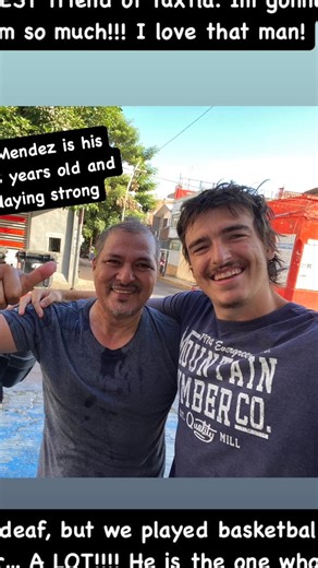 A touching story of my friendship with an awesome old mexican basketball player... We've been friends for a long time already yet we said less than 25 sentences to each other throughout our whole period of friendship! We were simply too busy playing ball! Lol! | Mav