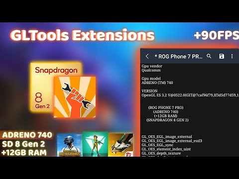 GLTools Snapdragon 8 Gen 2 | Unleash Performance +90 FPS