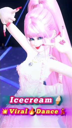 💖 Barbie’s Cutest ICECREAM Dance 🍦💃 | Viral 3D Animation 🔥 #shorts