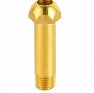 [Hot Item] SAE Standard Pipe Short Pol Hose End Gas Flare Connector Brass Flare Tube Fitting