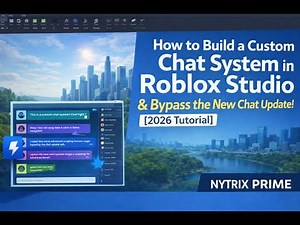[PT.1 ]Custom Chat System in Roblox Studio & Bypass the New Chat Update! (2026) | NYTRIX PRIME