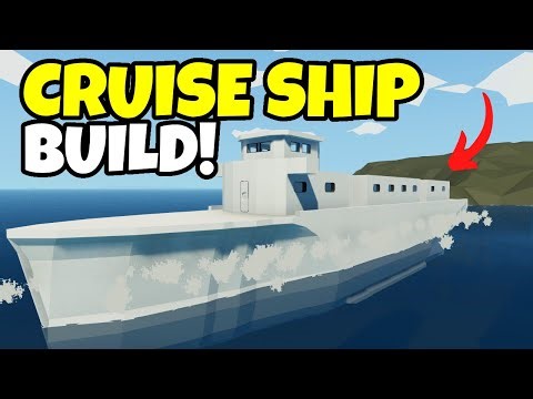 Building THE ULTIMATE Cruise Ship In Stormworks!