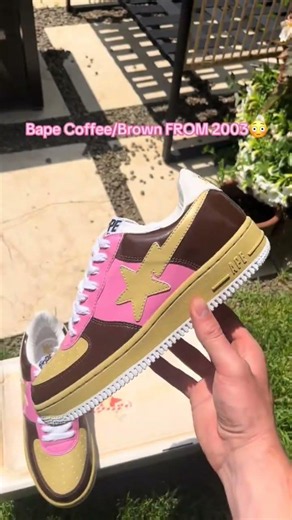 Are these sneakers older than you?? Bapesta from 2003 😳 #bapesta #bape #sneakers #sneakerhead #fyp