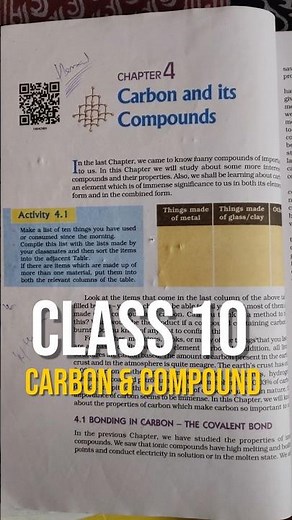 CLASS 10 CARBON AND IT'S COMPOUND 🔥 #class10science #class10 #cbse #exam