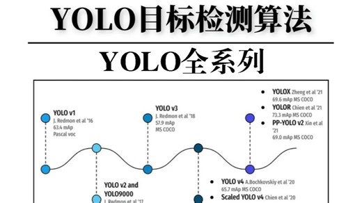 【2025最新YOLO算法教程】一口气讲完目标检测yolov1-v11，100集算法原理 项目实战，通俗易懂，草履虫听了都点头！-深度学习丨计算机视觉丨YOLO
