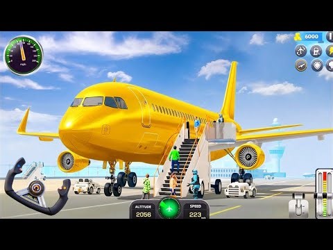 City Pilot Airplane Journey Gameplay | Real Flight Simulator Experience | Android Game