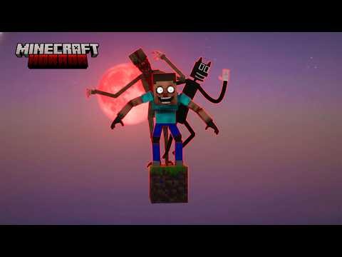 I Added ALL Horror Mods In Minecraft One Block Skyblock