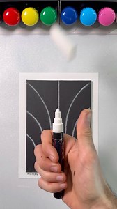 Neon Effect using Paint Markers! ✨🤩 | Use the vibrant tone and its darkest shade to create a glowing effect! 🎨 #visualart | Gaspi - Artist Oh My God