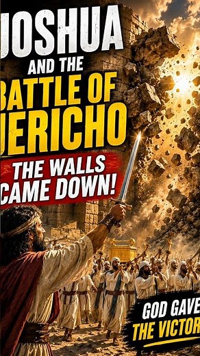 Joshua: The walls of Jericho came down!