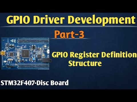 Register Definition Structure of GPIO Port in STM32 || Create Register Definition structure #stm32