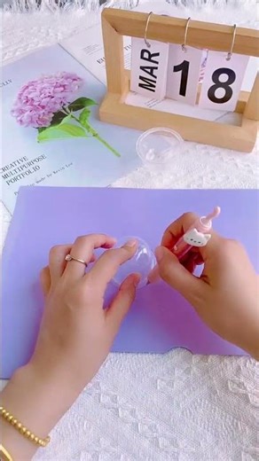 自制沙漏⏳果冻盒DIY #自制沙漏 #手工自制 #手工DIY