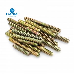 [Hot Item] Coupling Double End Screw Pipe Clamp Threaded Rod Trapezoidal Thread Bar Self Locking Stud Bolt