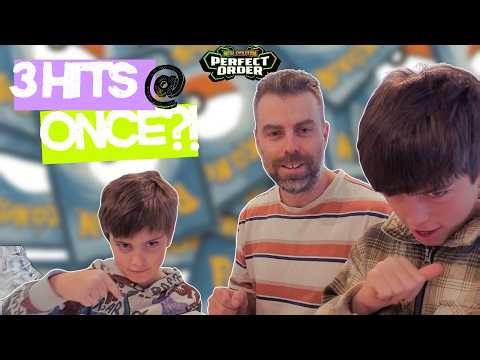 Dad vs Kids Pokemon Pack Battle! Who Pulls the BEST Mega Evolution Card?