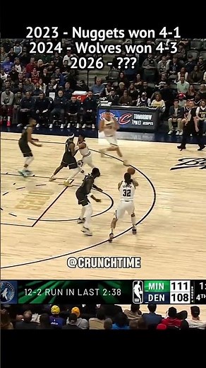 Wolves vs Nuggets Playoff series gonna be CINEMA 🍿 #nbaplayoffs #anthonyedwards #nikolajokic