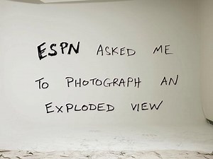 Shooting An Exploded View Motocross Bike for ESPN