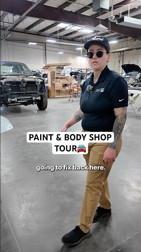A little behind-the-scenes of Chalmers Paint & Body Shop🚘