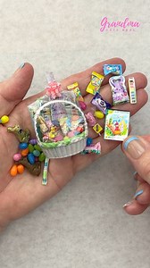 Did you get Easter baskets growing up? Because I just unboxed the most ADORABLE miniature Easter basket from momof8minis and my heart is melting! 🐰✨ Every tiny detail is incredible - from the woven basket with its pink bow to the microscopic candy wrappers and chocolate bunnies. Can you believe those mini Cadbury eggs and Peeps?! Watch to see all the itty-bitty treasures up close! The craftsmanship is absolutely stunning. Who else is obsessed with miniatures like these? 💕 #miniaturemagic #east