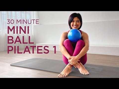 30 min Mini Ball Pilates Workout 1 | Pilates Soft Ball Workout