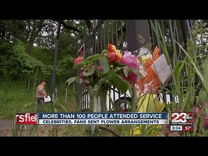 More than 100 people attended Haggard's funeral