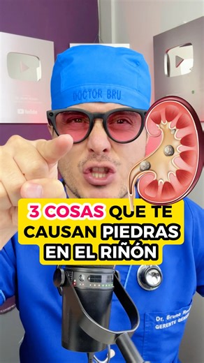 Causas de Tener Piedras en los Riñones Síntomas y cómo Eliminar expulsar Cálculos Renales | Bruno Román