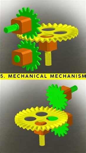 New Mechanical Mechanism📌#shorts #facts #mechanical #3d #engineering #project #automobile