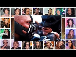 Batman & Bane Final Fight Reaction Mashup | The Dark Knight Rises (2012)
