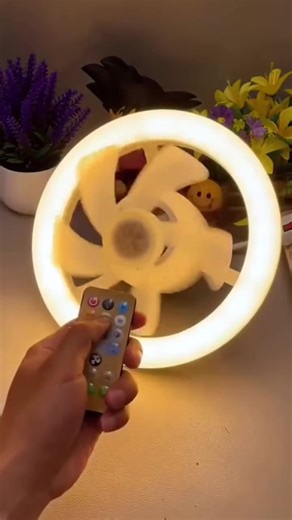 ⭐ Product Link in Comments!⭐ Dimmable Mini Ceiling Fan with Light, 3-Speed LED, Remote Control, Low Profile for Kids Room, Bedroom, Garage | YTshop