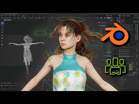 CC/iC Blender Tools 1.5.8 - Spring Bone Hair Rigging & Physics