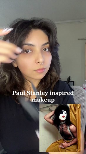 Star child ✨💋 #kiss #kissmakeup #paulstanley #paulstanleystarchild #makwupartist #fypシ #fyp