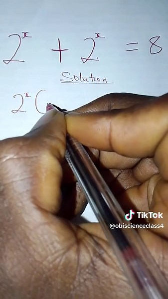 Solución de la ecuación exponencial 2^x