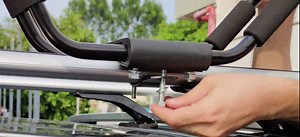 Universal Kayak Crossbar,1 Pair J-Bar Rack for Kayak Carrier,Canoe Boat Ski Top Mount Carrier Roof Rac