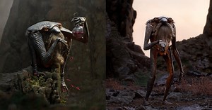 Using Blender's Grooming System to Create Bizarre Jar-Like Dwarf