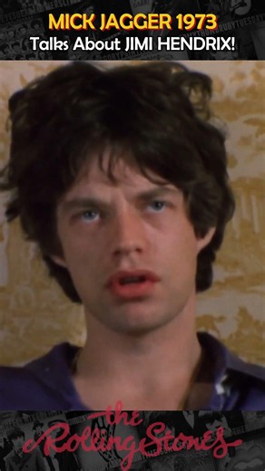 MICK JAGGER 1973: Talks About JIMI HENDRIX! #rollingstones #mickjagger #rocknroll #rock