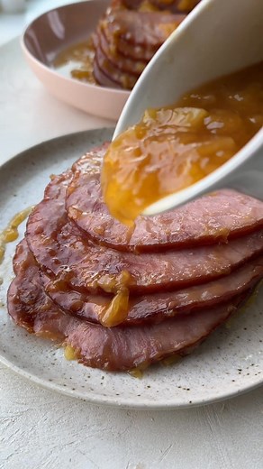 3.1K views · 12 reactions | Free up your oven by cooking your ham in the slow cooker! This slow cooker ham recipe includes a fabulous glaze and is perfect for Easter or an easy Sunday dinner!  RECIPE: https://loom.ly/GL6r4Cw | Sweet Basil | Facebook