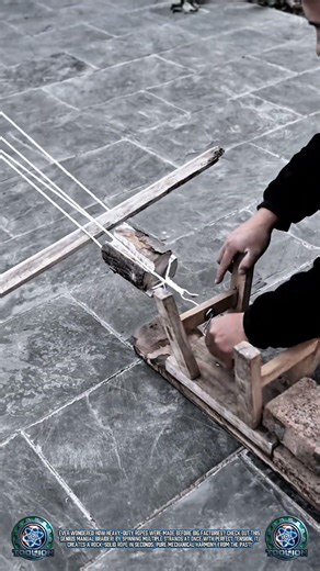 Traditional Tools: Hand-Powered Rope Maker 🛠️