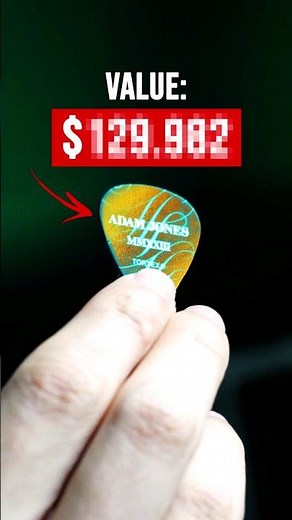 The world's most expensive guitar pick