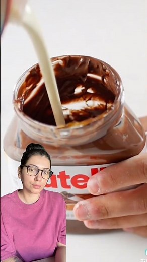 Leftover Nutella Jar? Make Ice Cream 😳🍫🍦